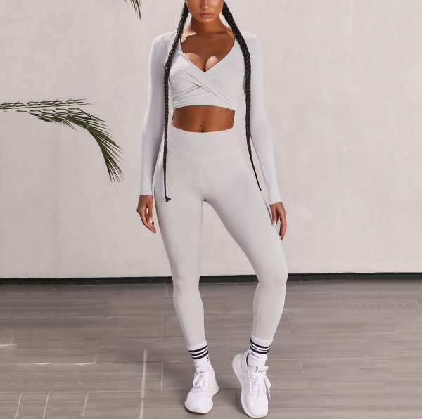 Long sleeved Trousers Yoga Workout Suit